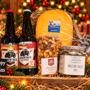 Foto van een heerlijk bierpakket, om te geven met kerst!